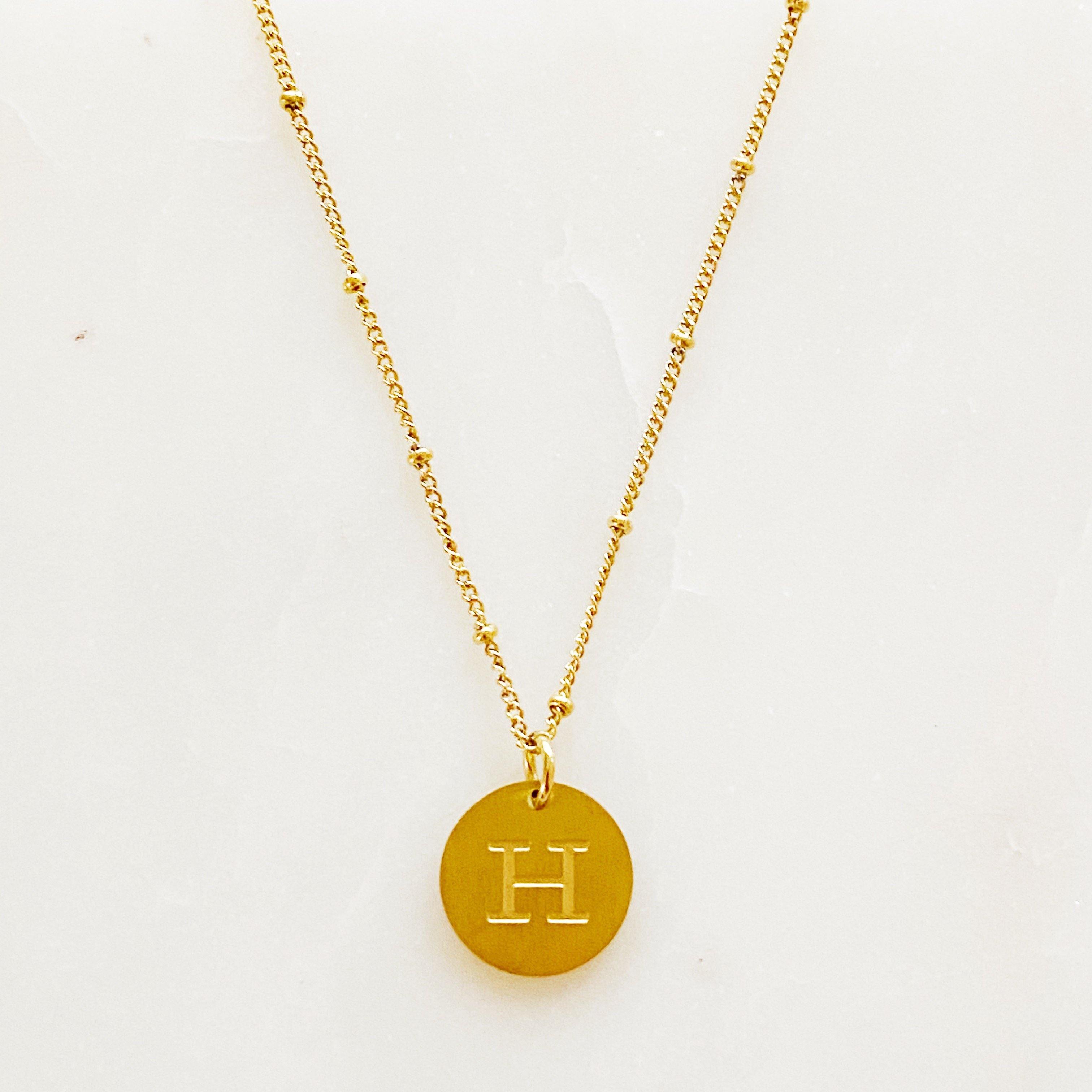 Letters  Singular Charm Initial Necklace Jewellery