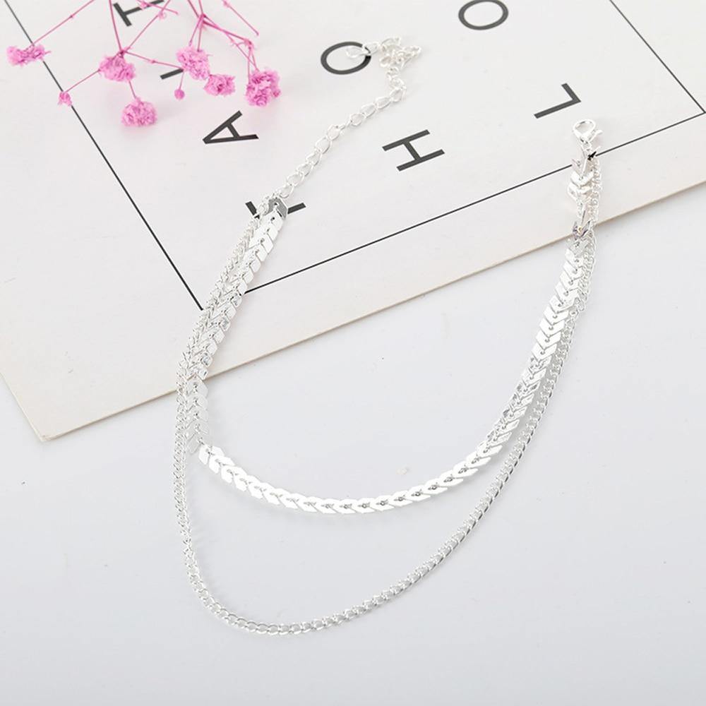 Fashion Chain Choker Two Layers