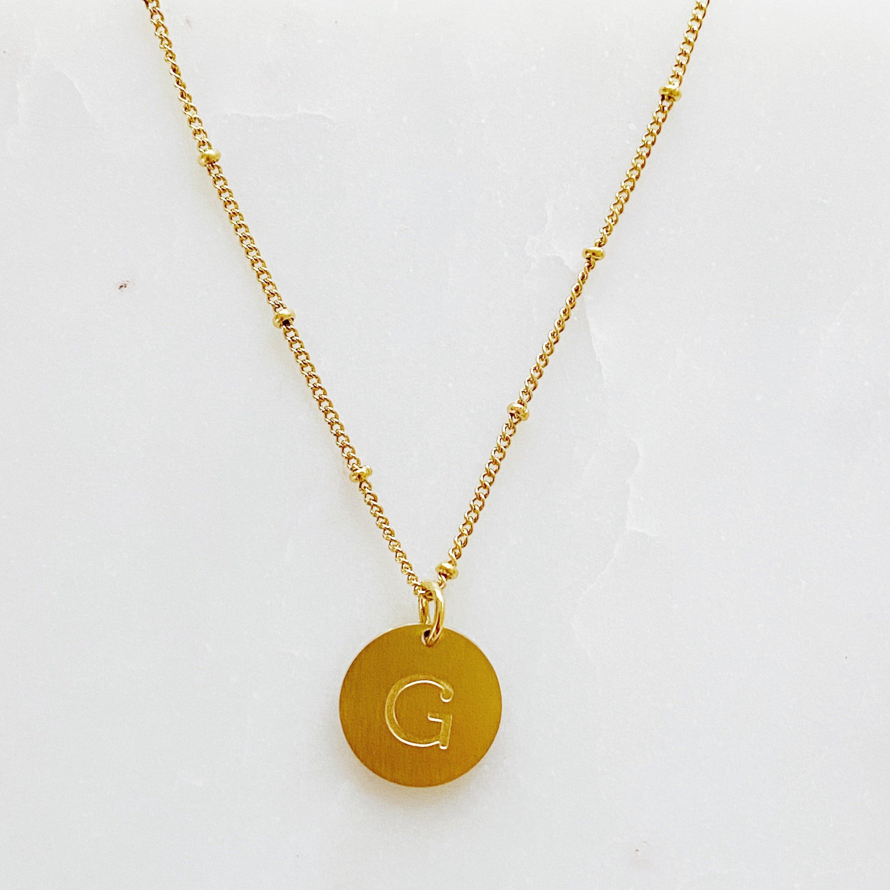 Letters  Singular Charm Initial Necklace Jewellery