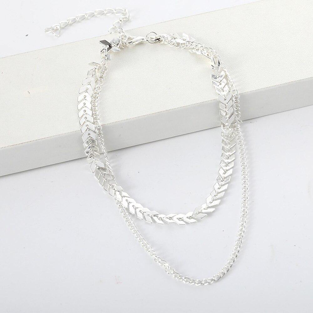 Fashion Chain Choker Two Layers