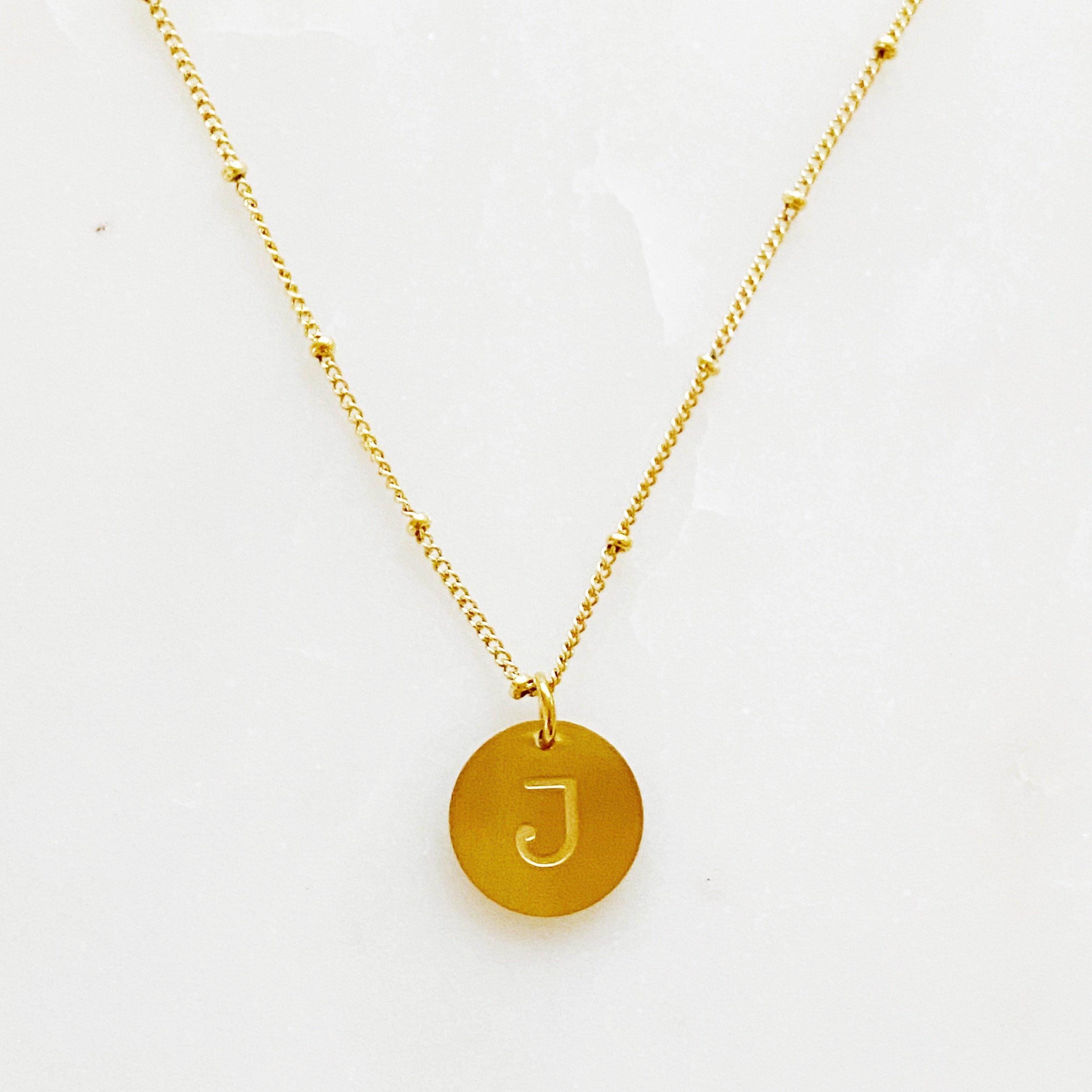 Letters  Singular Charm Initial Necklace Jewellery