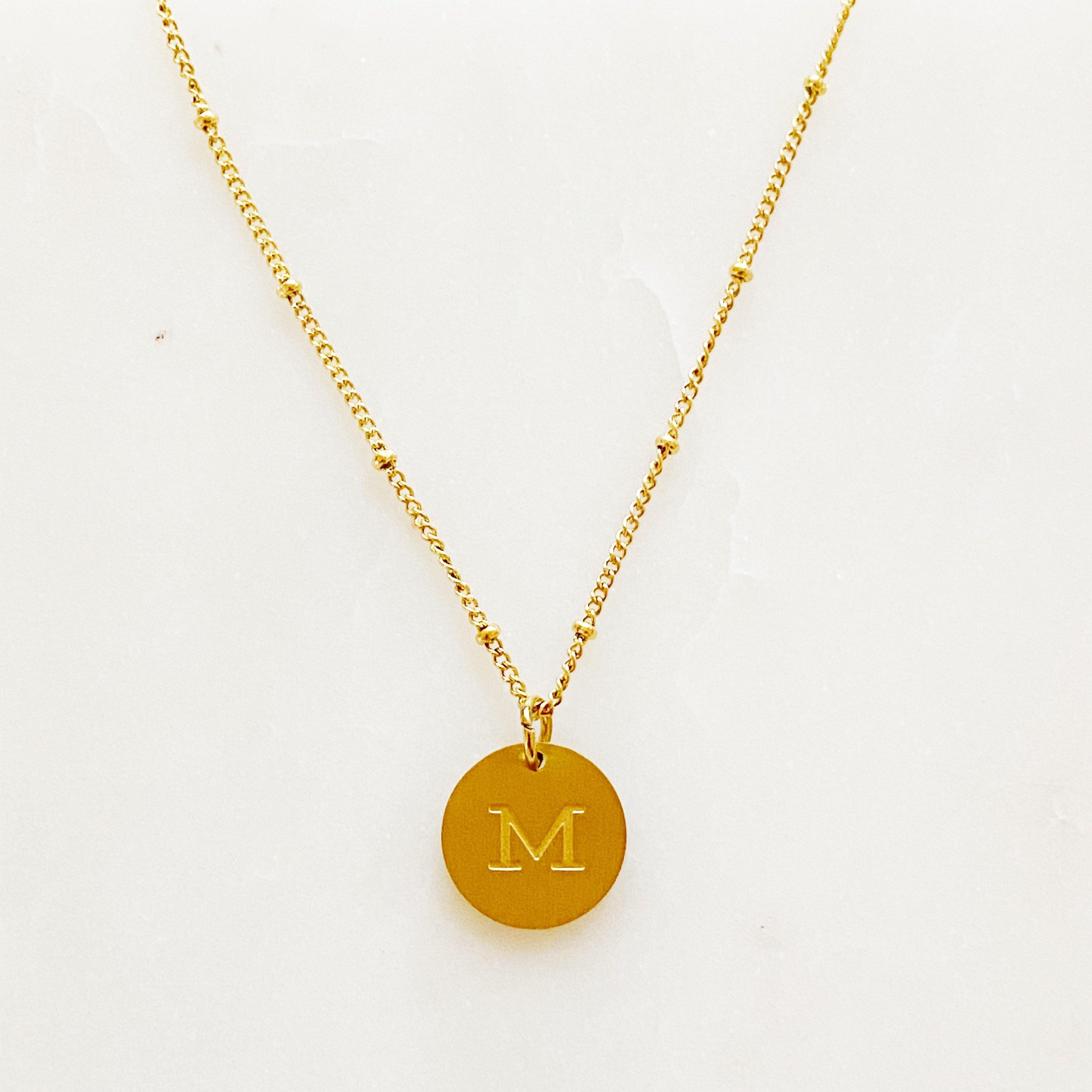 Letters  Singular Charm Initial Necklace Jewellery