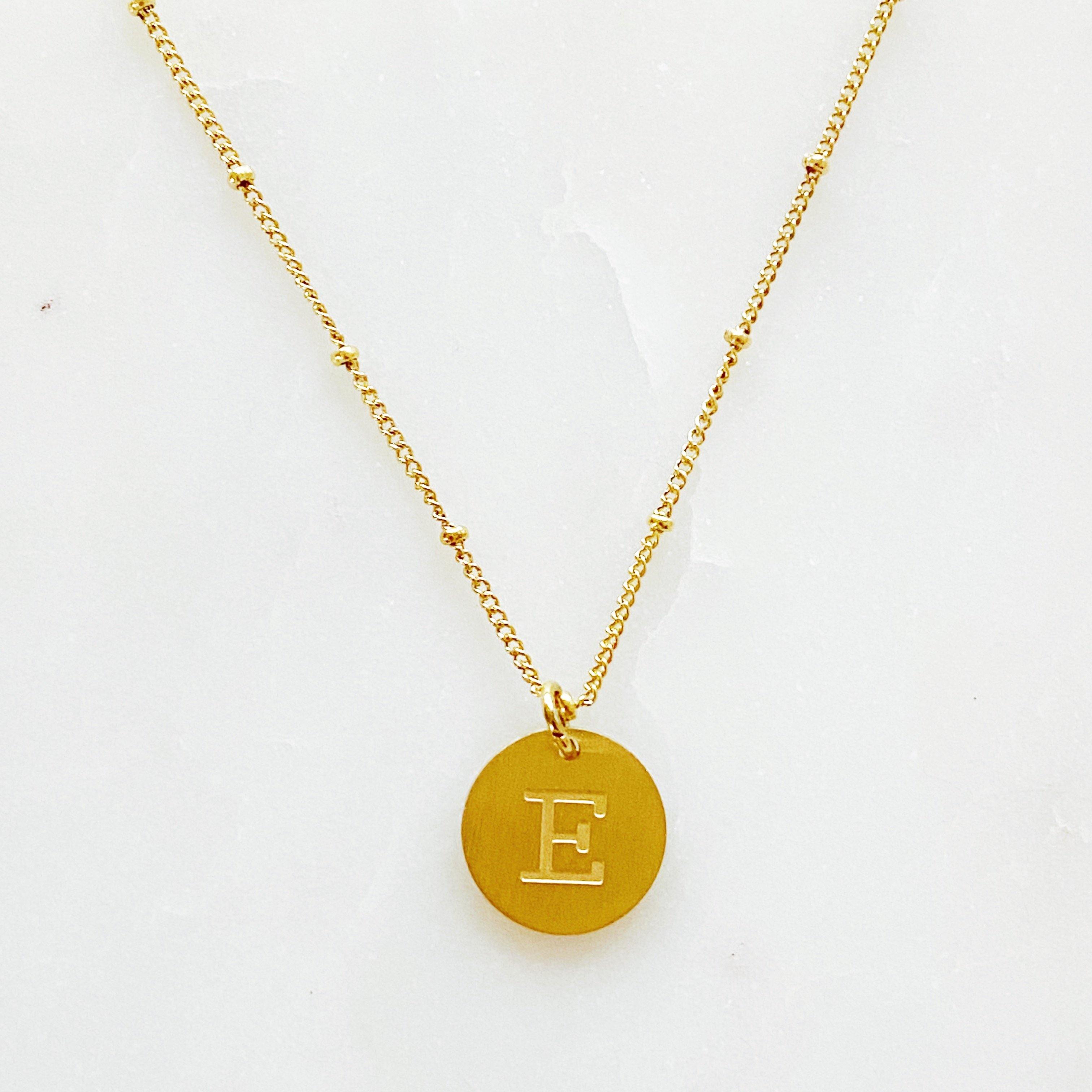 Letters  Singular Charm Initial Necklace Jewellery