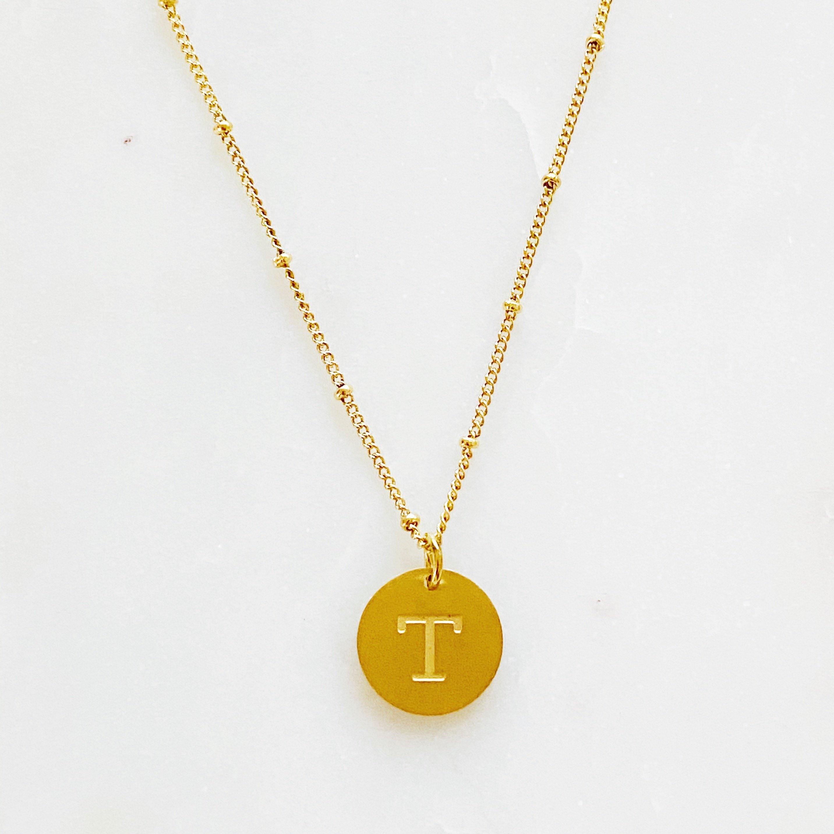 Letters  Singular Charm Initial Necklace Jewellery