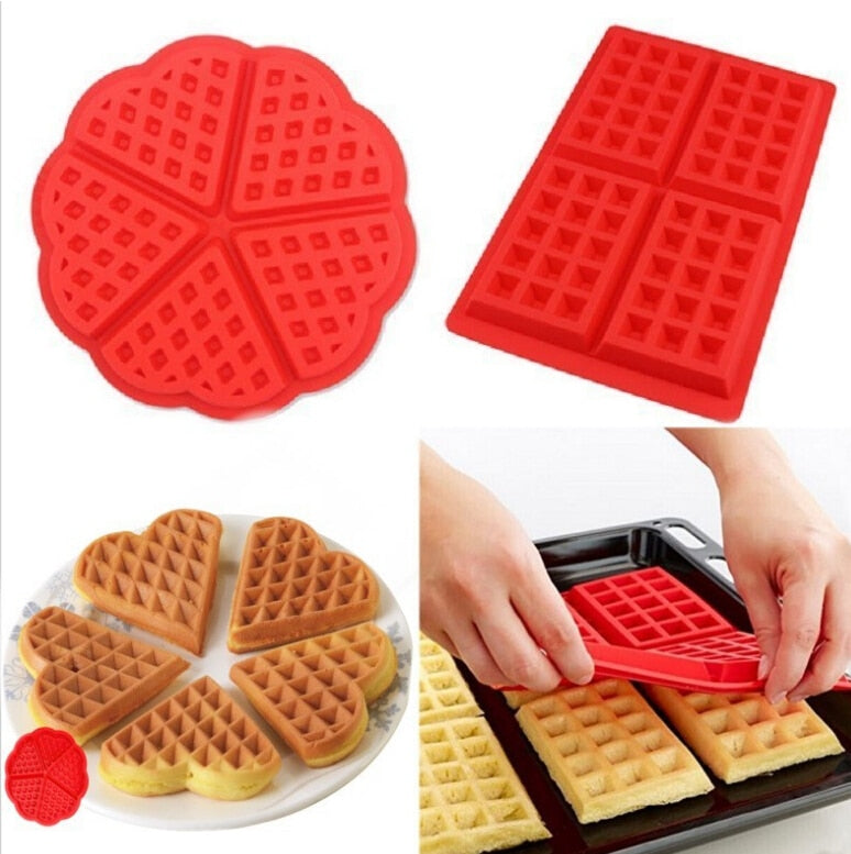 Kitchen Waffle Mold Non-stick Cake