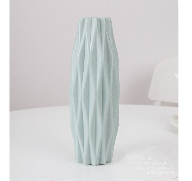 Flower Vase Decoration Home Plastic