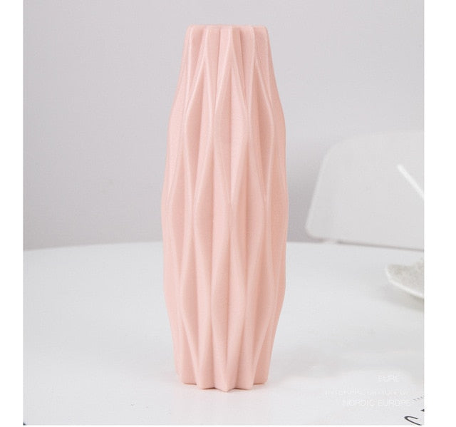 Flower Vase Decoration Home Plastic