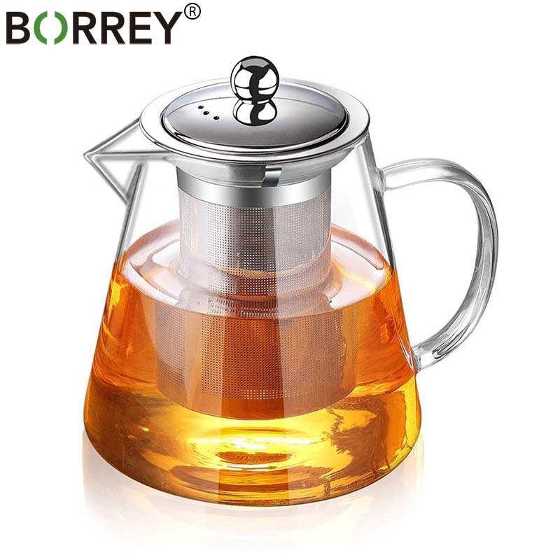 Tea Infuser Pot Heat-resistant Glass