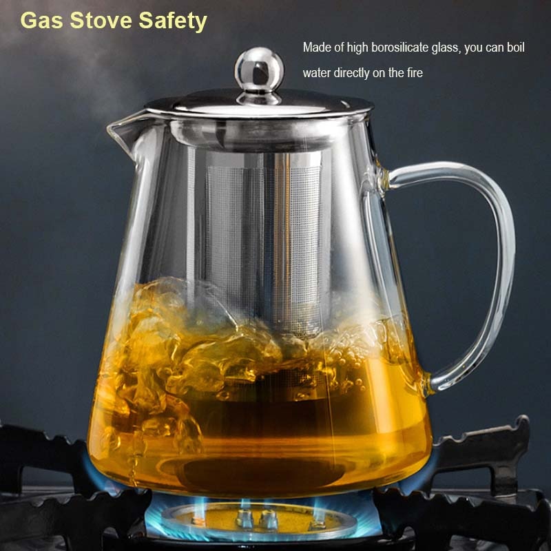 Tea Infuser Pot Heat-resistant Glass