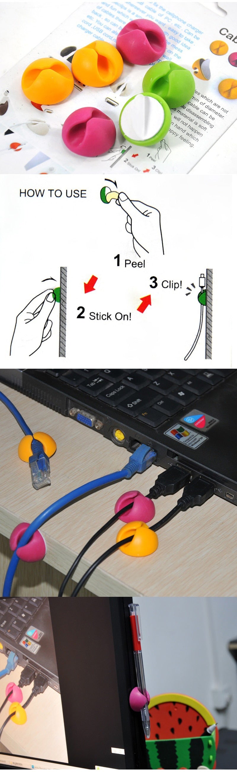 Desk Set Wire Clip Electrical Wire