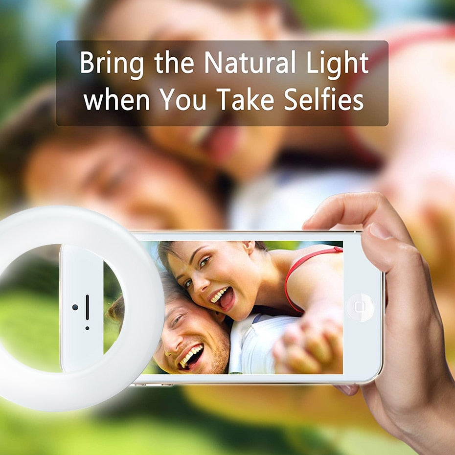 LED Lamps Selfie Ring Light for iPhone