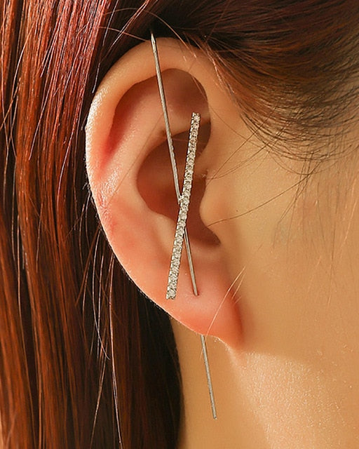 Wrap Crawler Hook Earrings