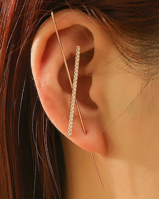 Wrap Crawler Hook Earrings