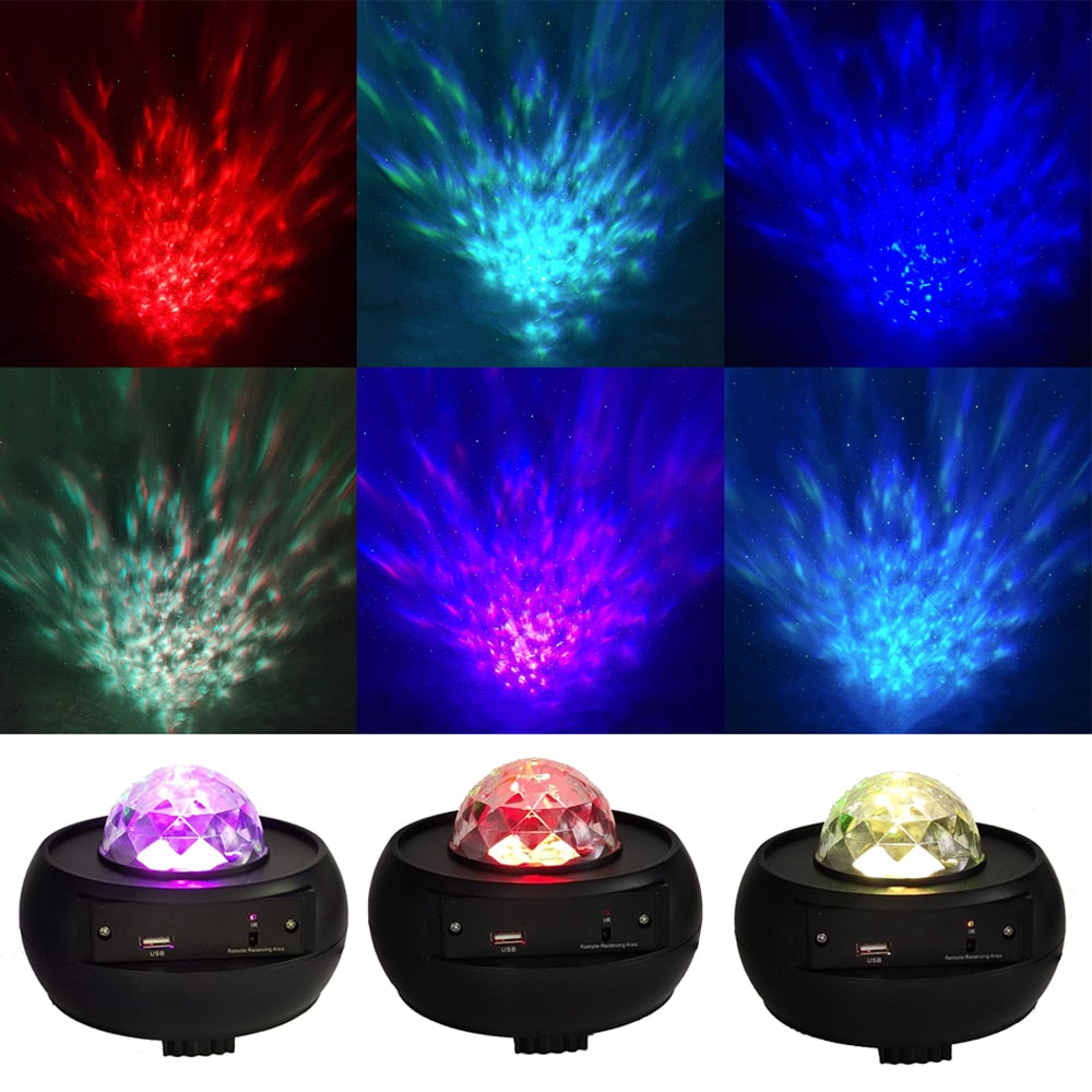 Romantic Colorful Starry Sky Ocean Projector