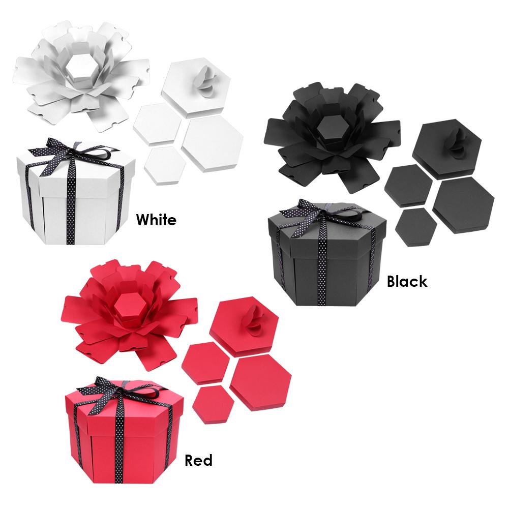 Surprise Hexagonal Exploding Handmade Gifts Box