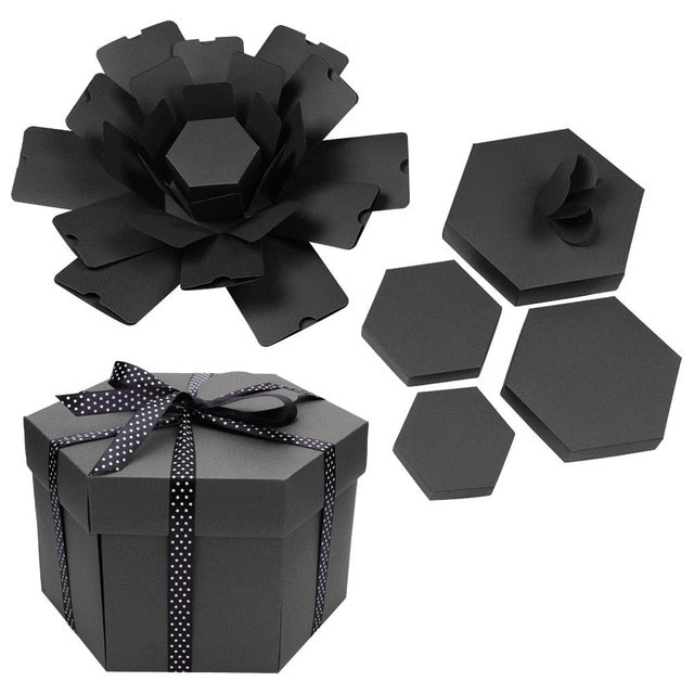 Surprise Hexagonal Exploding Handmade Gifts Box