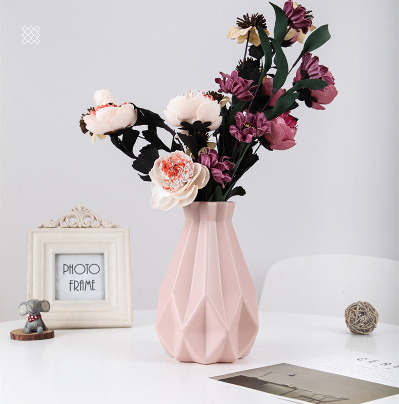 Flower Vase Decoration Home Plastic