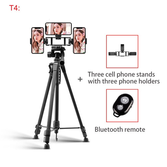 Extendable Phone Camera Tripod Stand with remote