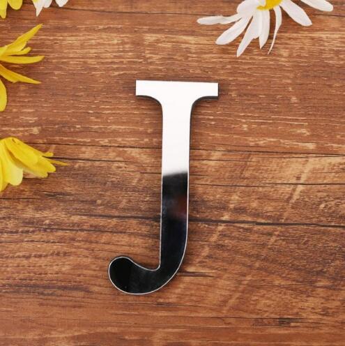 English Letters Acrylic Mirror Surface