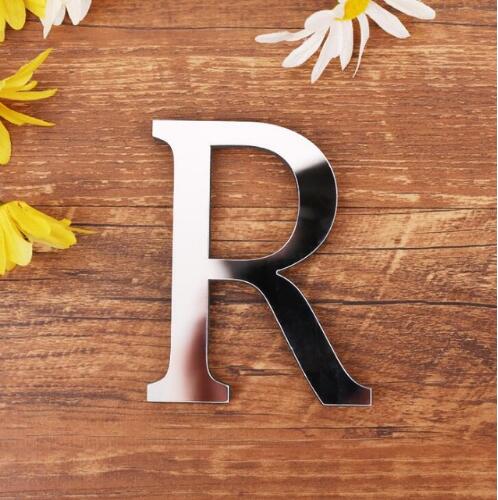 English Letters Acrylic Mirror Surface